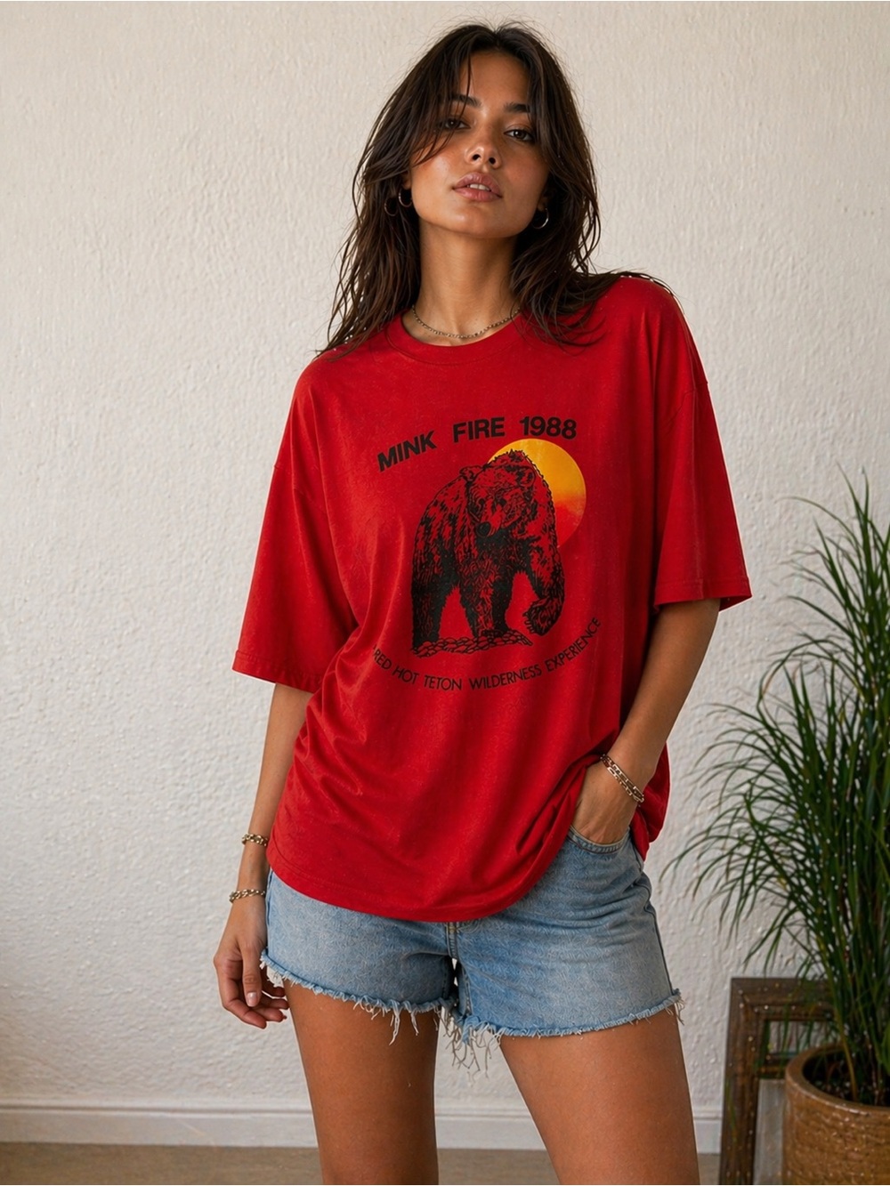 Mink Fire 1988 / Red Hot Teton Wilderness Experience ✨ Vintage Tee ✨